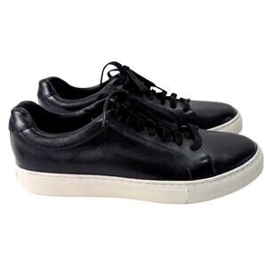 Cole Haan Grand Jensen Sneaker Mens sz 9 Black Leather Shoes Luxury Minimalist